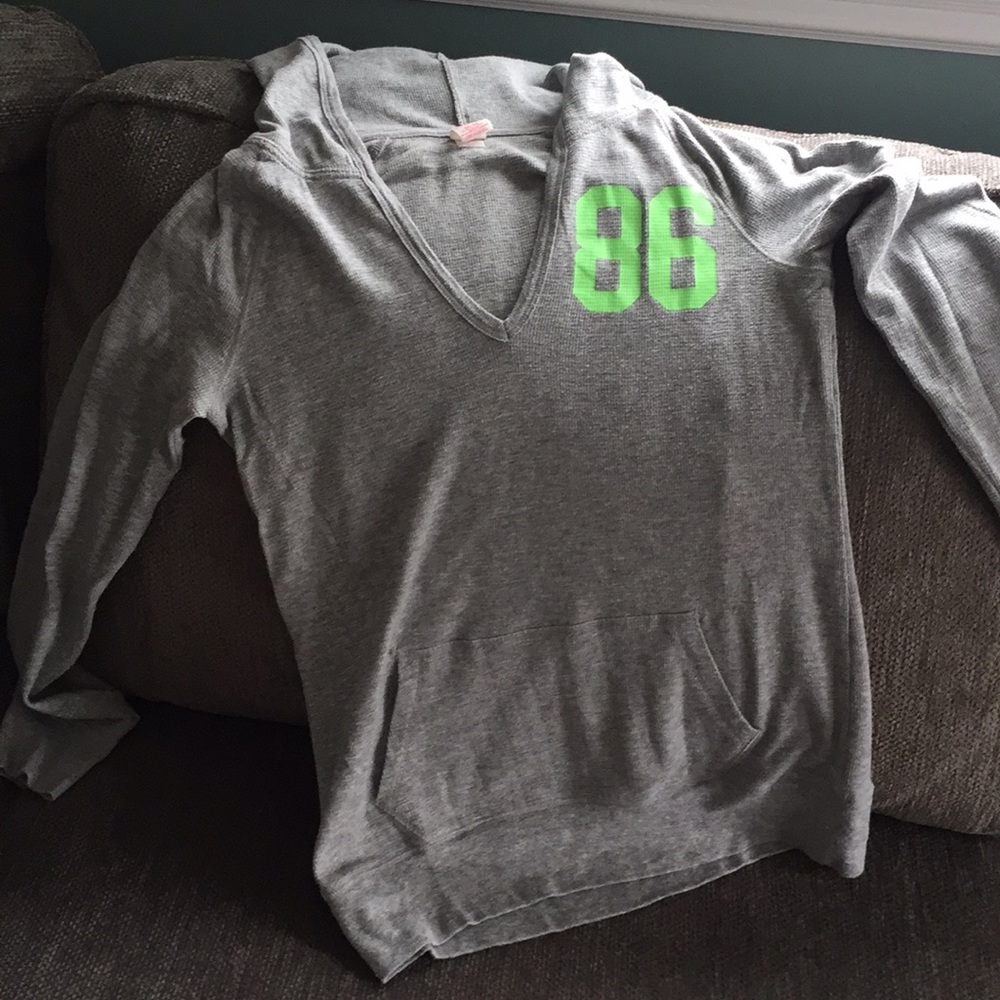 VS, PINK, hooded thermal, M